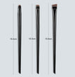 3 Pcs edge eyeliner brush oblique head eyebrow brush outline eyeliner brush ultra-thin eyeshadow brush makeup tools