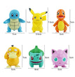 Pokemon Action Figures Anime Catoon PVC Model Toys Pikachu   Charmander Psyduck Bulbasaur Kawaii Collect Dolls Children Gifts