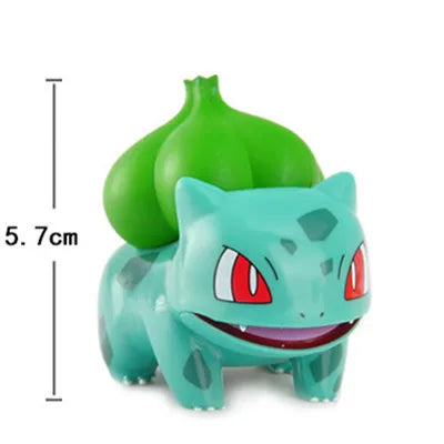 Pokemon Action Figures Anime Catoon PVC Model Toys Pikachu   Charmander Psyduck Bulbasaur Kawaii Collect Dolls Children Gifts