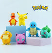 Pokemon Action Figures Anime Catoon PVC Model Toys Pikachu   Charmander Psyduck Bulbasaur Kawaii Collect Dolls Children Gifts