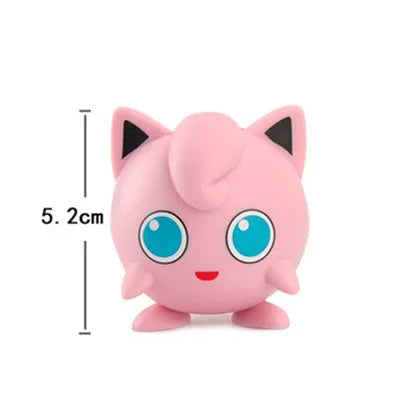 Pokemon Action Figures Anime Catoon PVC Model Toys Pikachu   Charmander Psyduck Bulbasaur Kawaii Collect Dolls Children Gifts