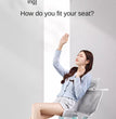 UVR Computer Chair Ergonomic Backrest Chair Home Study Chair Sedentary Comfortable Recliner with Footrest Mesh Office Chair